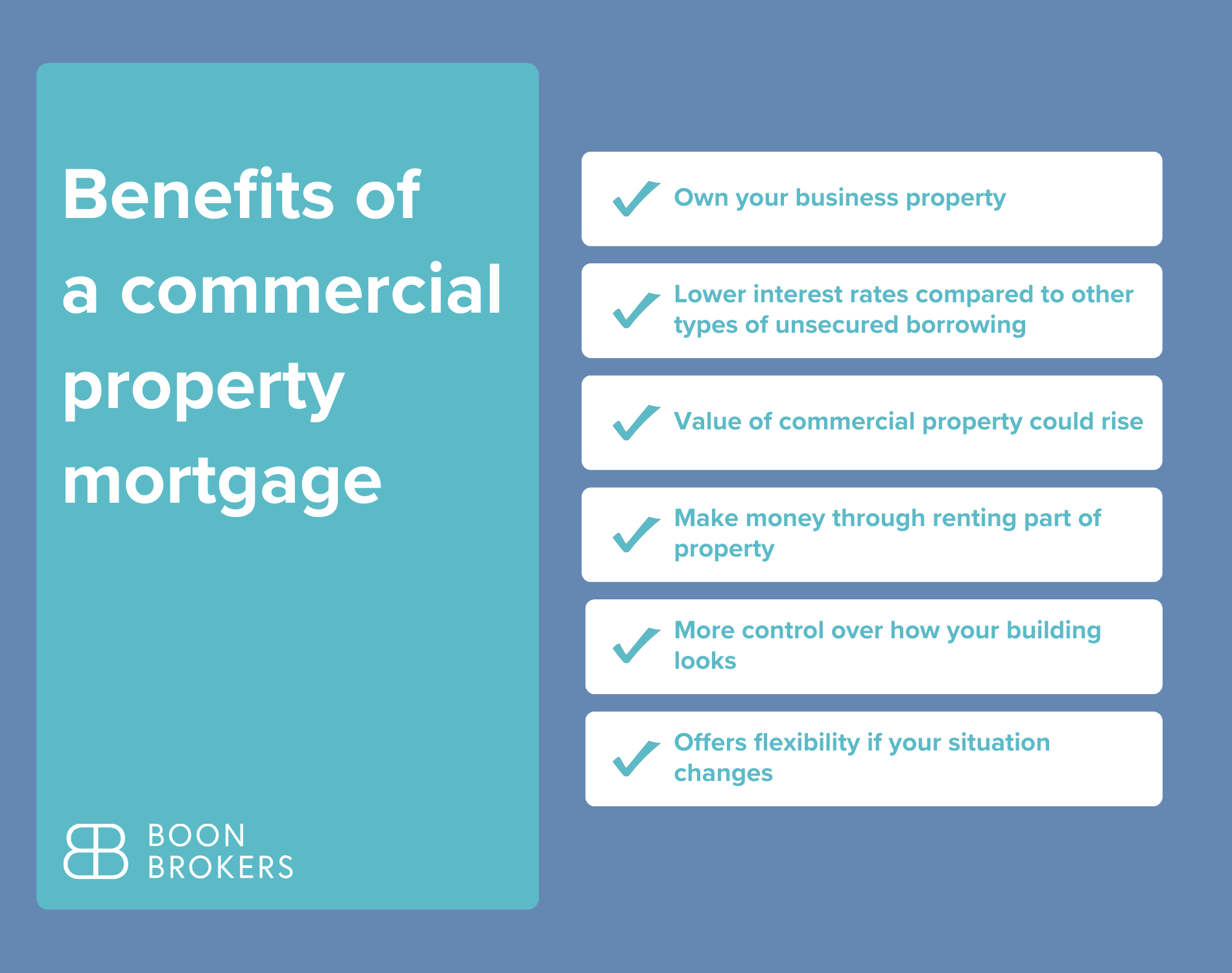 commercial property mortgage benefits