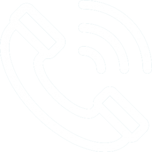 White outline telephone icon