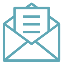 Opened letter icon