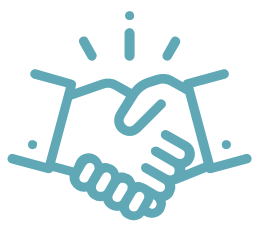Icon showing a Handshake