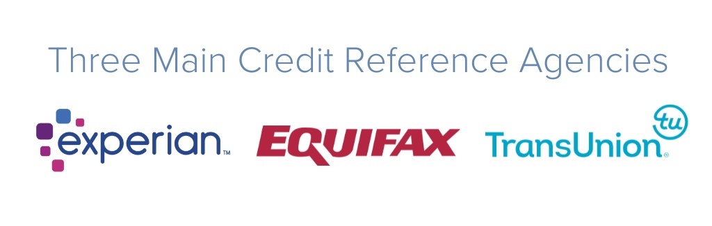 3 main credit reference agencies logos