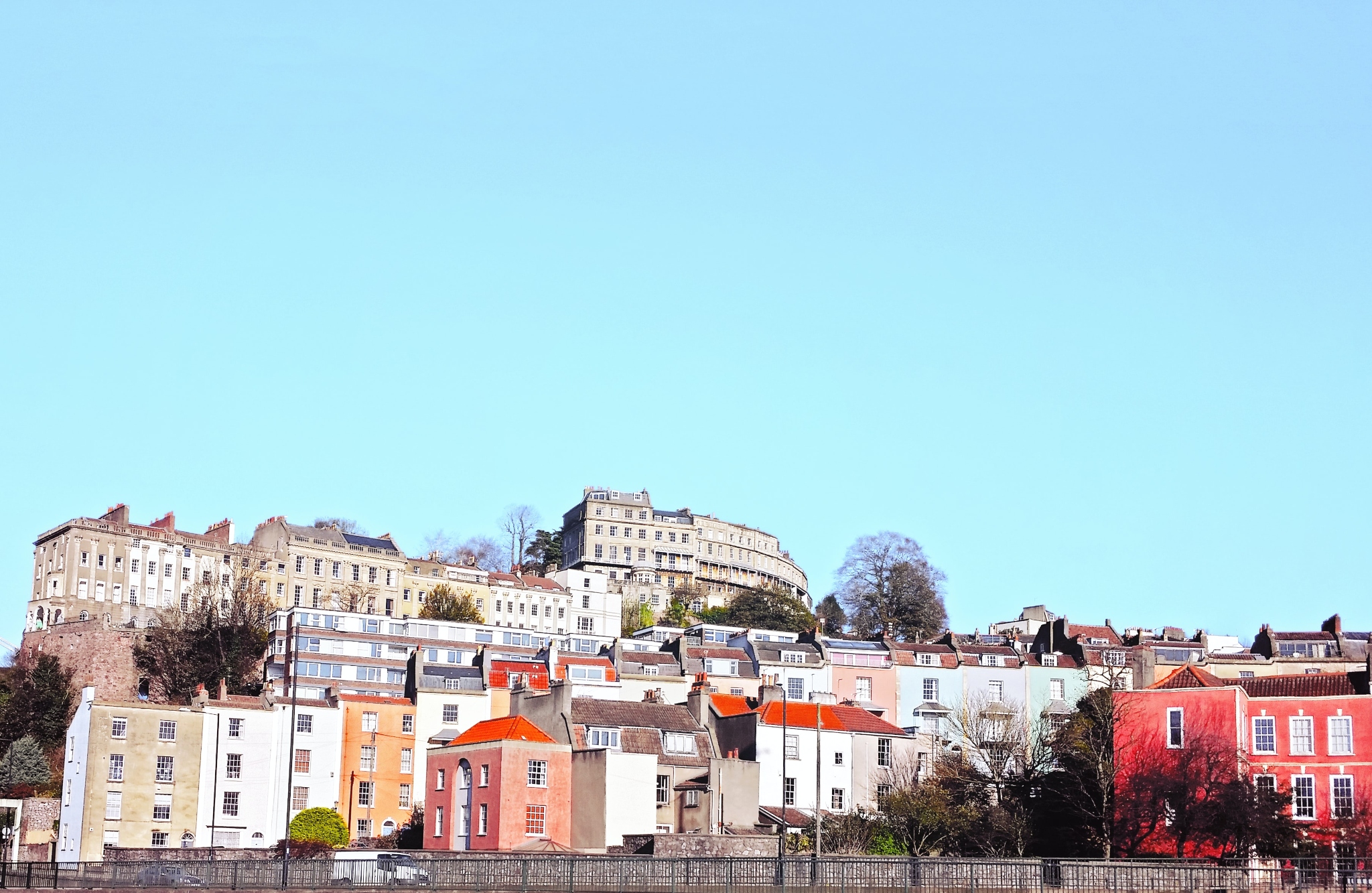 bristol houses looking over water